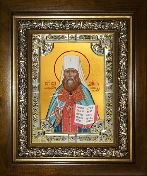 Икона Владимир (Богоявленский) митрополит Киевский и Галицкий священномученик, в киоте 24х30 см 25472 - фото 39130