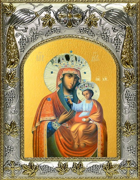 Икона Черниговская икона Божией Матери, 14х18 см 25556