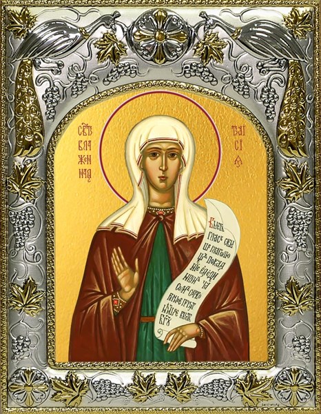 Икона Таисия Египетская преподобная, 14х18 см 25579