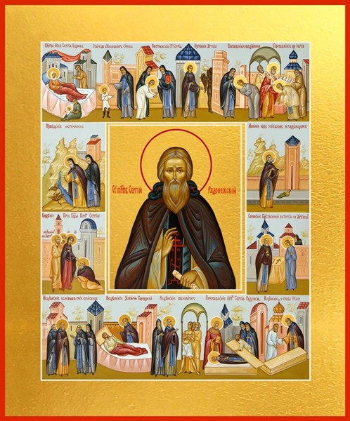 Икона Сергий (Сергей) Радонежский преподобный 25592