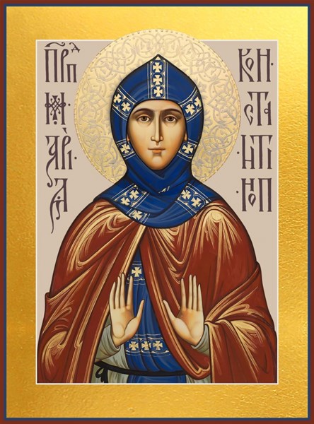 Икона Мария Константинопольская преподобная 25610