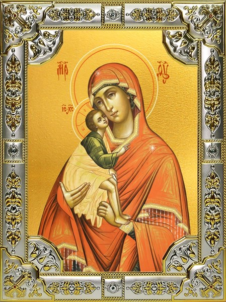 Икона Донская икона Божией Матери, 18х24 см, со стразами 25657 - фото 39312