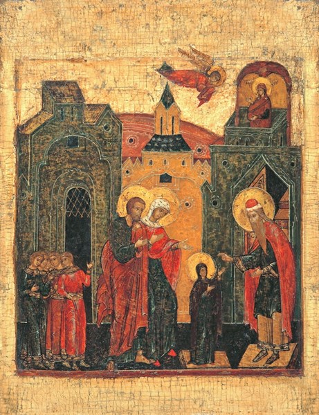 Икона Введение во храм Пресвятой Богородицы 25787