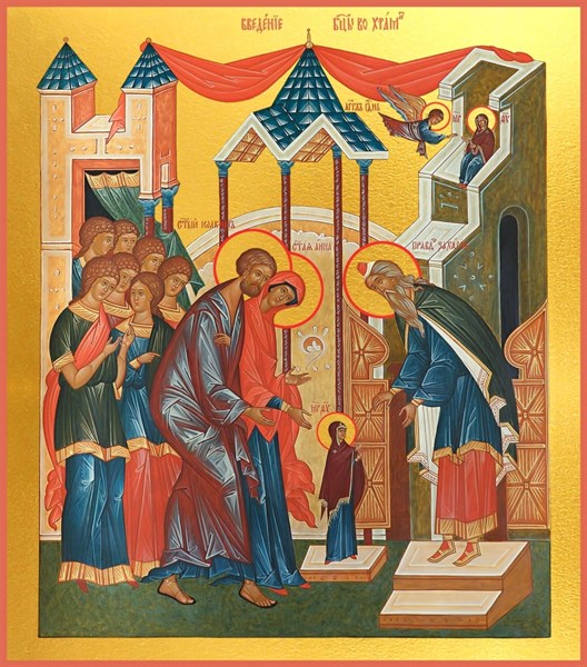 Икона Введение во храм Пресвятой Богородицы 25829