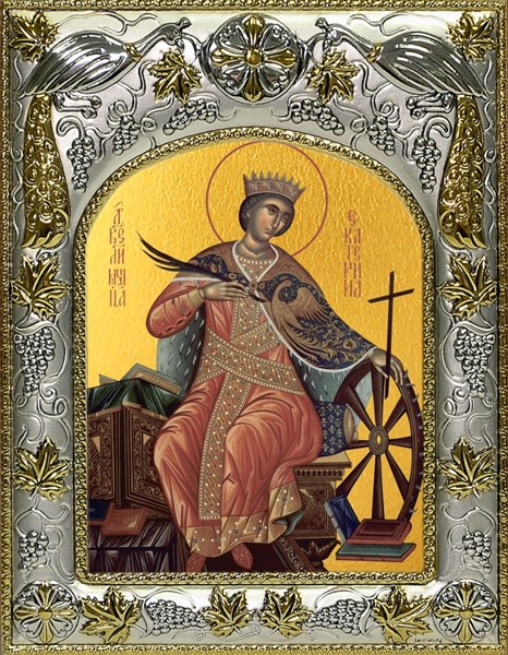 Икона Екатерина великомученица, 14х18 см 25882