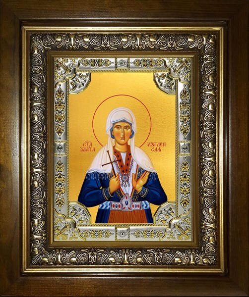 Икона Злата Могленская, в киоте 24х30 см 25885