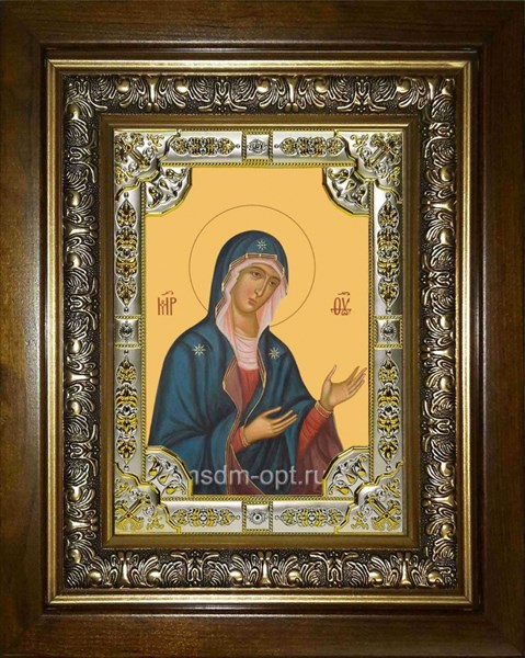 Икона Деисусная икона Божией Матери, в киоте 24х30 см 26050