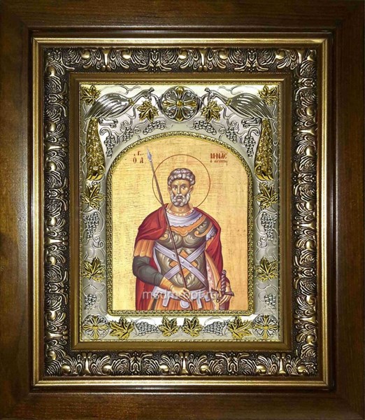 Икона Мина Котуанский (Фригийский) великомученик, в киоте 20х24 см 26118