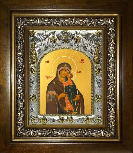 Икона Толгская икона Божией Матери, в киоте 20х24 см 26150