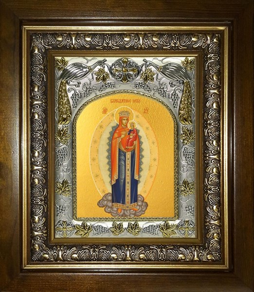 Икона Благодатное Небо икона Божией Матери, в киоте 20х24 см 26155 - фото 39802