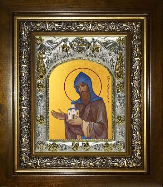 Икона Даниил Московский благоверный князь, в киоте 20х24 см 26173