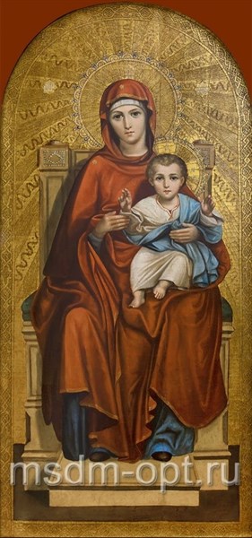 На Престоле, икона Божией Матери 26195