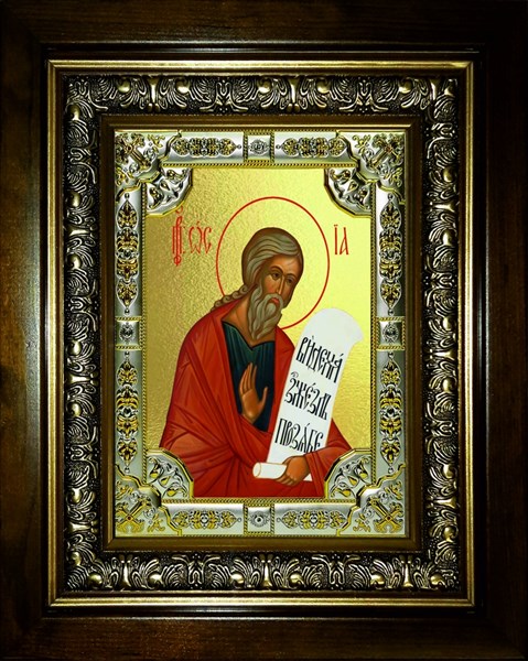 Икона Осия пророк, в киоте 24х30 см 26261