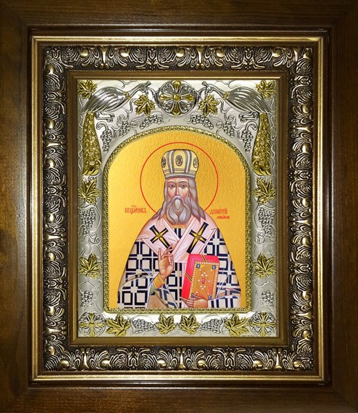 Икона Димитрий (Дмитрий) Можайский, архиепископ, в киоте 20х24 см 26516