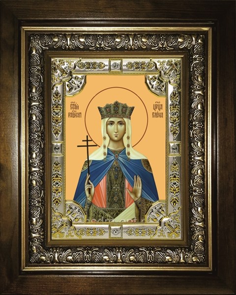 Икона Елена равноапостольная царица, в киоте 24х30 см 26518 - фото 40155