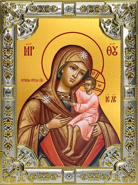 Икона Игрицкая икона Божией Матери, 18х24 см, со стразами 26550