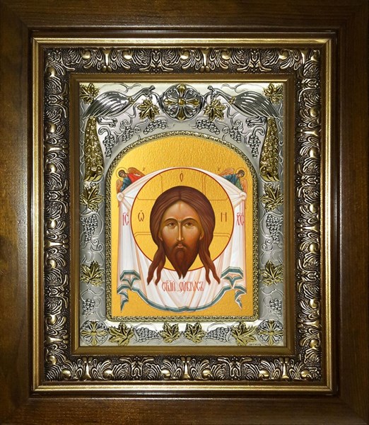Икона Спас Нерукотворный, в киоте 20х24 см 26568