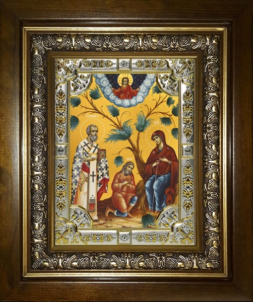 Икона Беседная икона Божией Матери, 18х24 см 26577