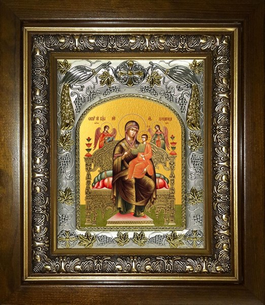 Икона Всецарица икона Божией Матери, в киоте 20х24 см 26612 - фото 40251