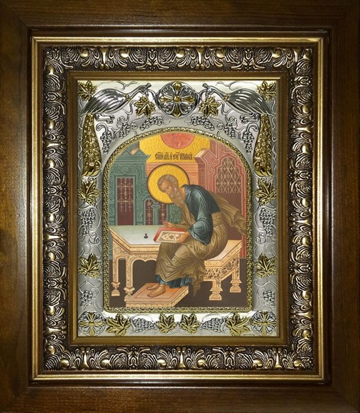Икона Матфей (Матвей) Апостол, в киоте 20х24 см 26640 - фото 40279