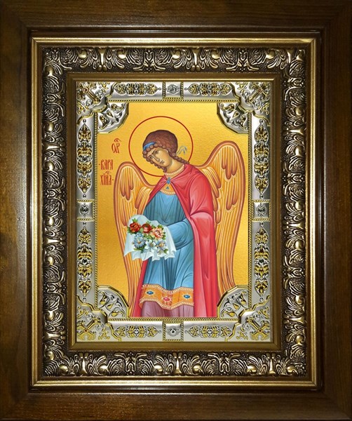 Икона Варахиил Архангел, в киоте 24х30 см 26675