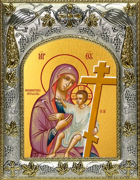 Икона Новоникитская икона Божией Матери, 14х18 см 26757 - фото 40392