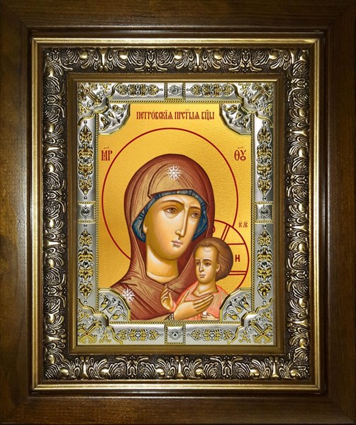 Икона Петровская икона Божией Матери, 18х24 см 26765