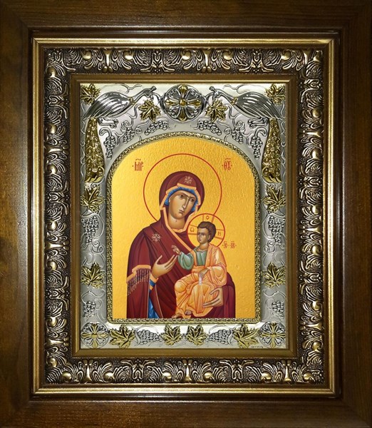 Икона Иверская икона Божией Матери, в киоте 20х24 см 26797 - фото 40432