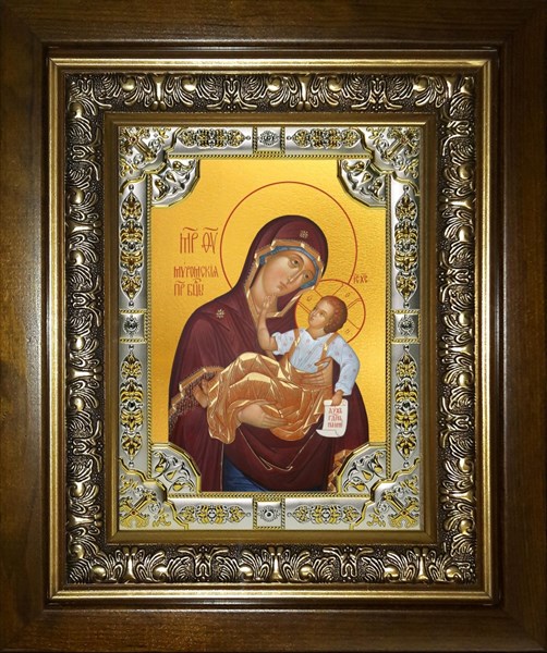 Икона Муромская икона Божией Матери, в киоте 24х30 см 26828