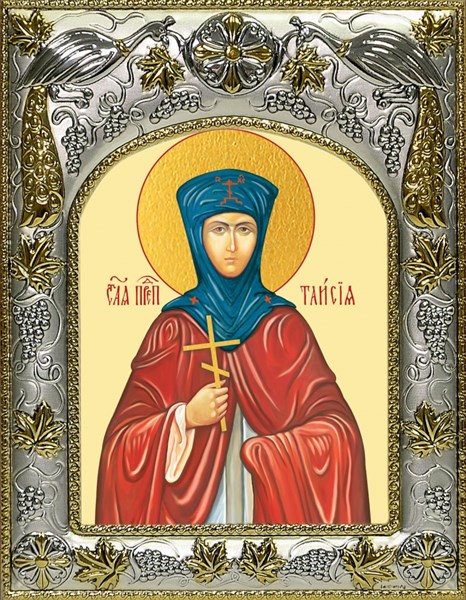 Икона Таисия Египетская преподобная, 14х18 см 26852