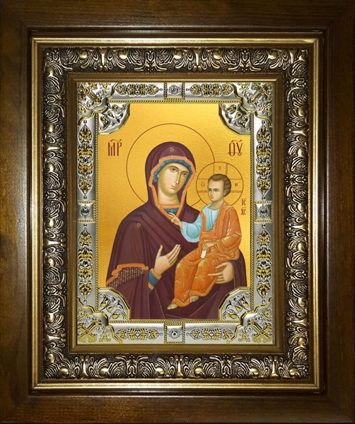Икона Иверская икона Божией Матери, в киоте 24х30 см 26863 - фото 40496