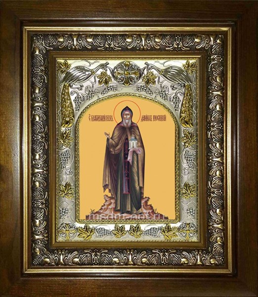 Икона Даниил Московский благоверный князь, в киоте 20х24 см 26874