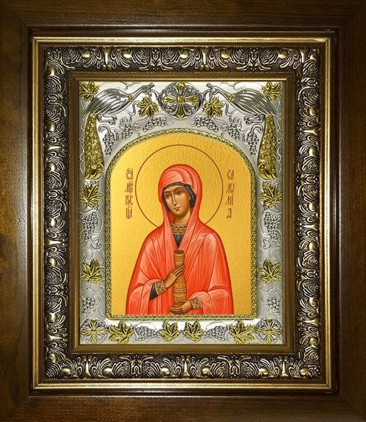 Икона Саломия Мироносица, в киоте 20х24 см 26894