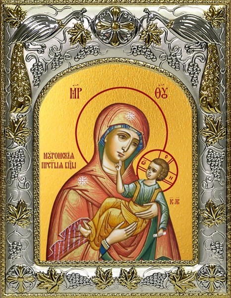 Икона Муромская икона Божией Матери, 14х18 см 26899 - фото 40532