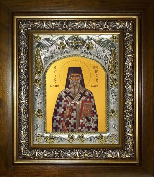 Икона Дионисий Ареопагит, священномученик, в киоте 20х24 см 26908