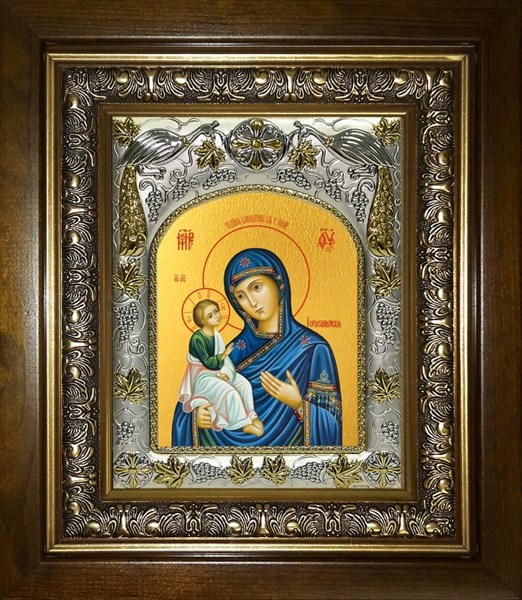 Икона Иерусалимская икона Божией Матери, в киоте 20х24 см 26945 - фото 40578