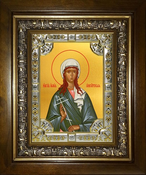 Икона Юлия (Иулия) Анкирская,в киоте 24х30 см 26972