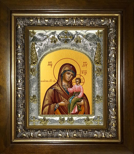 Икона Далматская икона Божией Матери, в киоте 20х24 см 27024