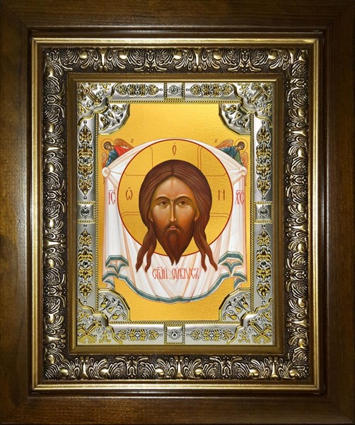 Икона Спас Нерукотворный, в киоте 24х30 см 27045