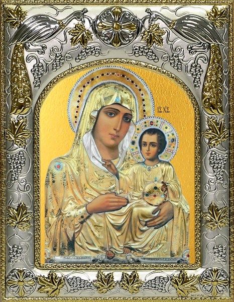 Икона Иерусалимская икона Божией Матери, 14х18 см 27092 - фото 40724