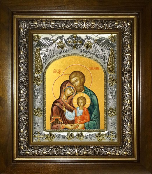Икона Святое Семейство, в киоте 20х24 см 27104