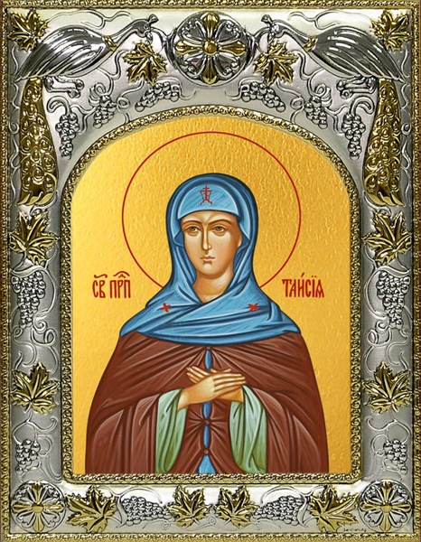Икона Таисия Египетская преподобная, 14х18 см 27107