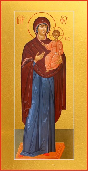 Одигитрия ростовая, икона Божией Матери 27167