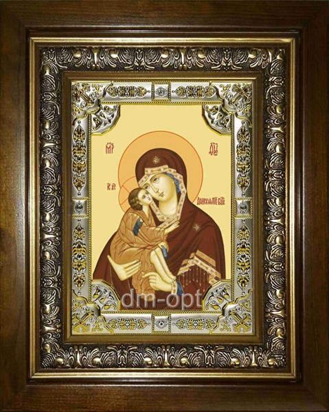Икона Донская икона Божией Матери, в киоте 24х30 см 27209 - фото 40838