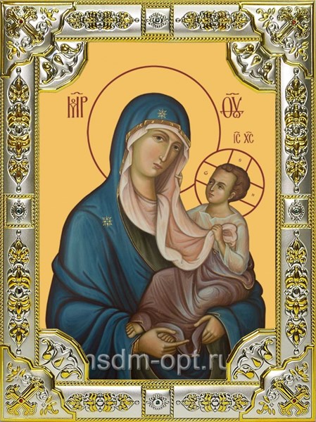 Икона Божия Матерь, 18х24 см, со стразами 27241