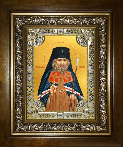 Икона Иоанн (Иван) Шанхайский и Сан-Францисский святитель, чудотворец, в киоте 24х30 см 27375