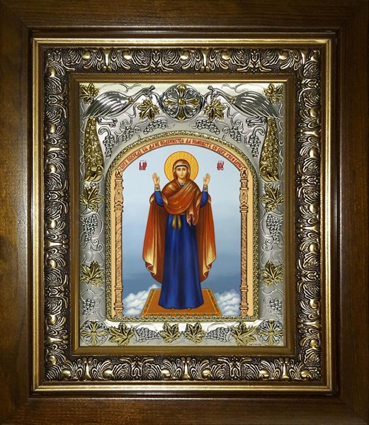 Икона Нерушимая стена, икона Божией Матери, в киоте 20х24 см 27482 - фото 41105