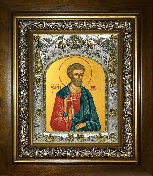 Икона Инна Новодунский, в киоте 20х24 см 27508