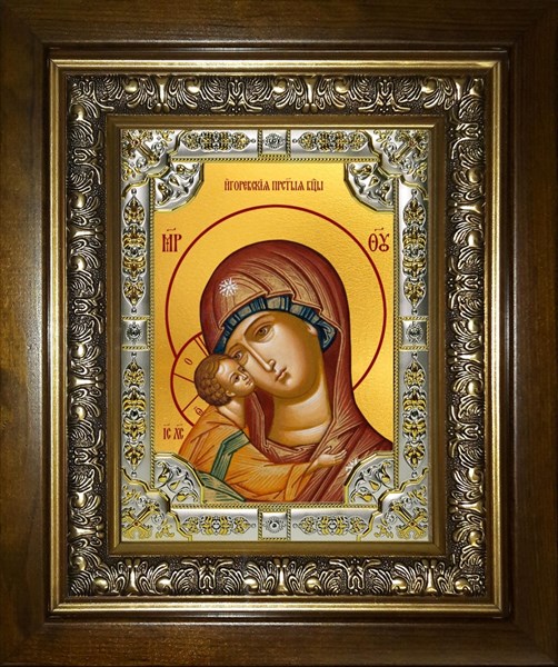 Икона Игоревская икона Божией помощи, в киоте 24х30 см 27536 - фото 41156