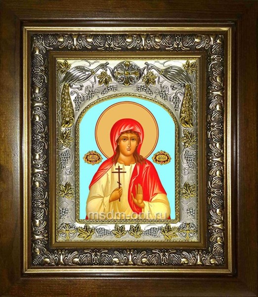 Икона Алла Готфская мученица, в киоте 20х24 см 27545 - фото 41165